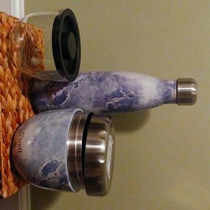 Swell insulated bottle and bowl set